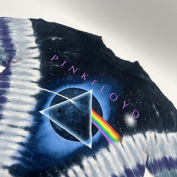 Liquid Blue Other - Y2K Liquid Blue Pink Floyd Tie Dye T Shirt Mens M Tour Concert Rock Band SS EUC